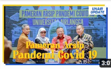 Pameran Arsip Pandemi Covid-19 Universitas Airlangga